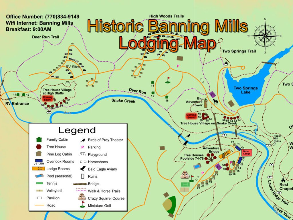 HBM Lodging Map