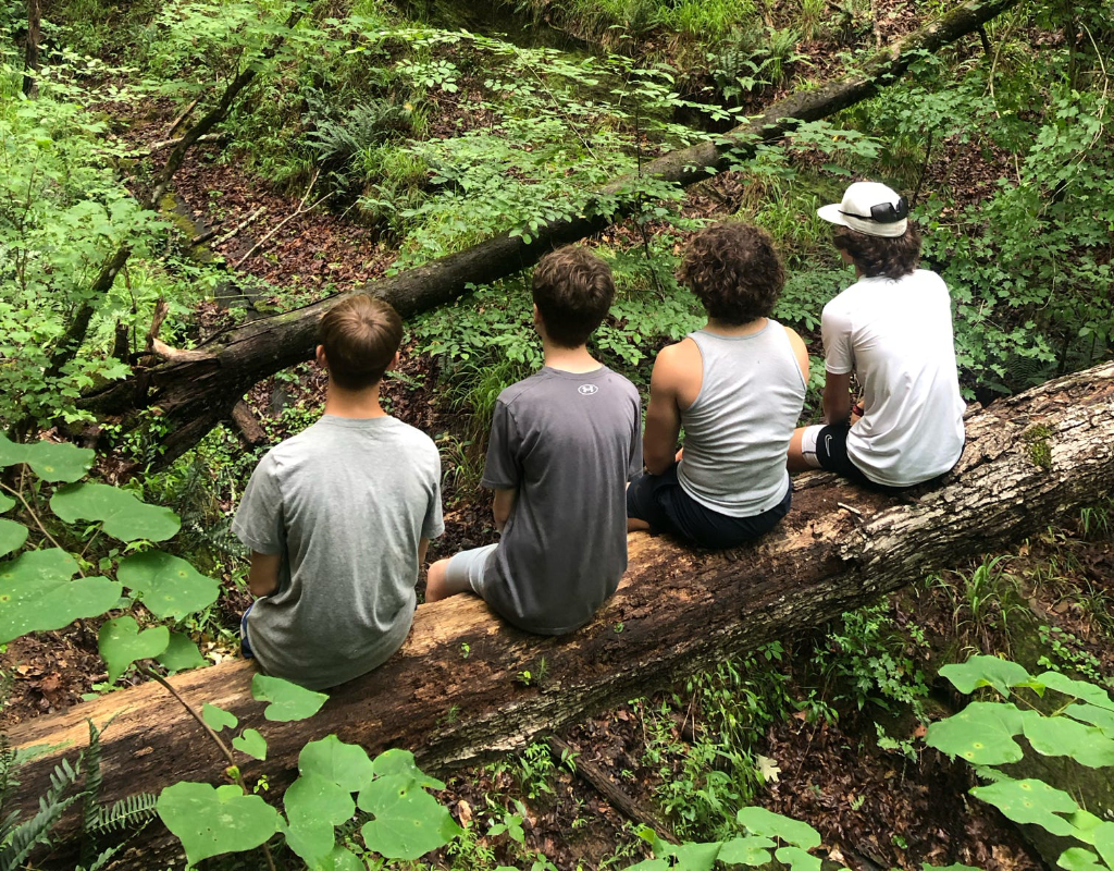 Teens enjoying Nature