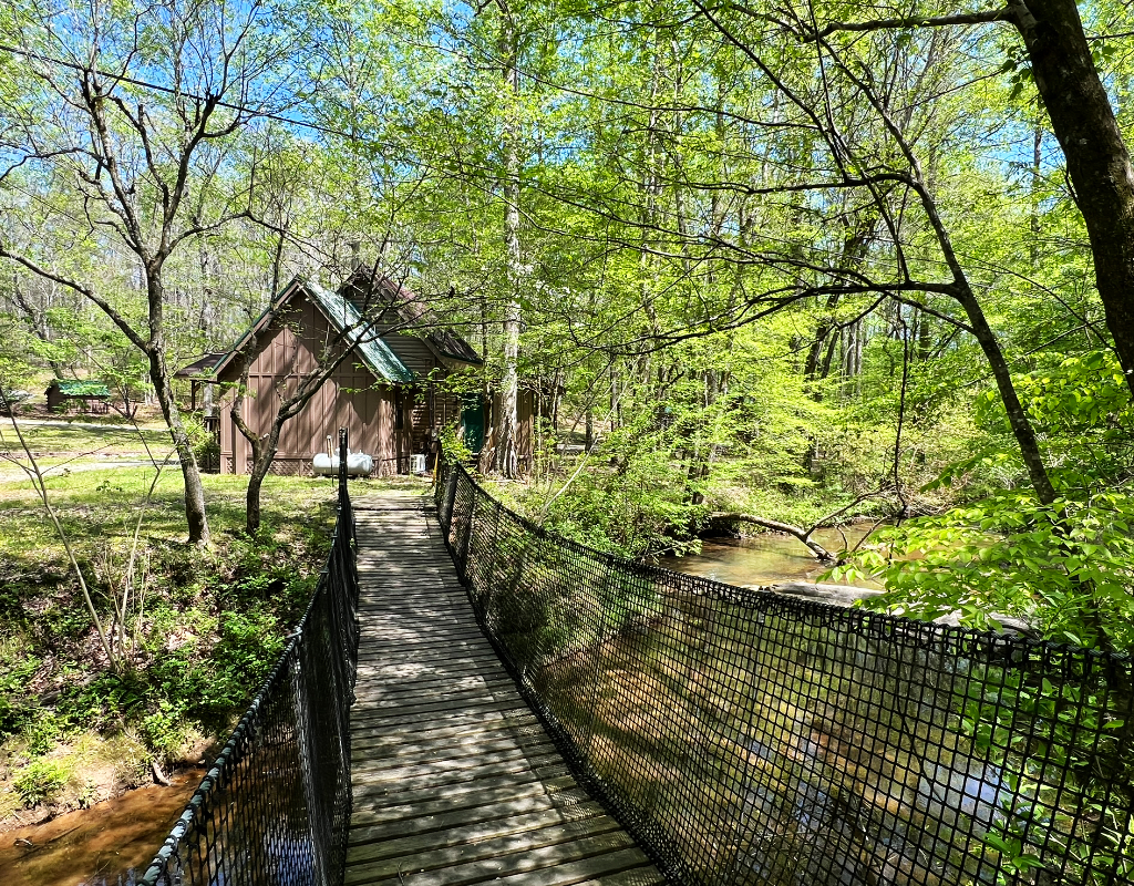 The bridge to family cabin 11