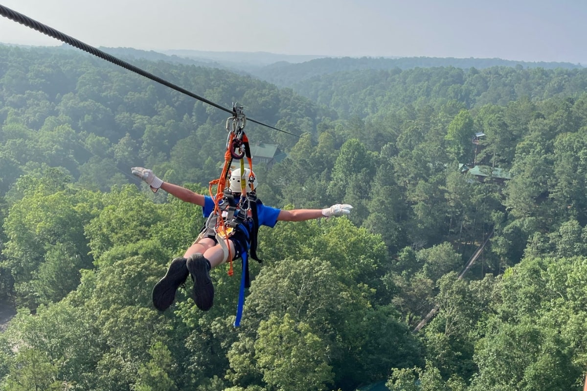 all day zipline tour flight of the falcon