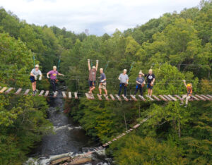 Historic Banning Mills zip line adventure through Snake Creek Gorge