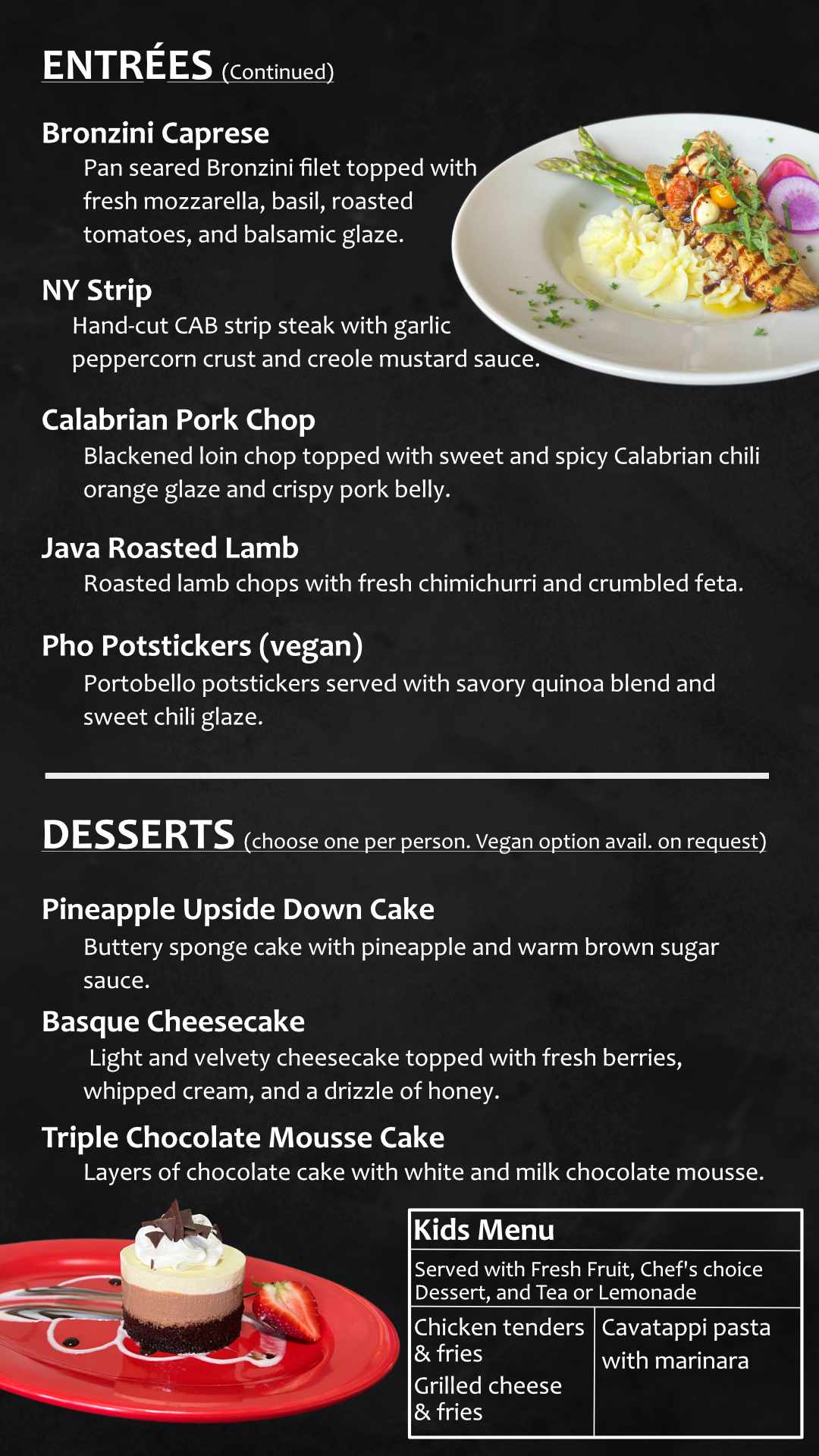 Spring Menu 2025 pg 2 V2