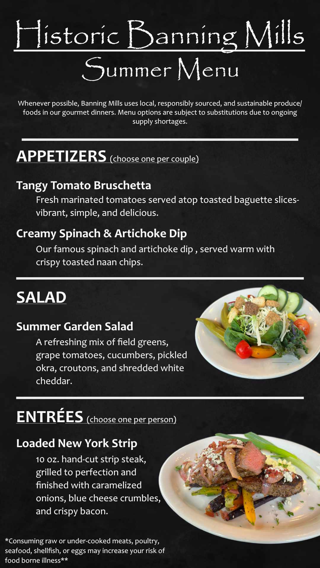 Summer Menu pg.1